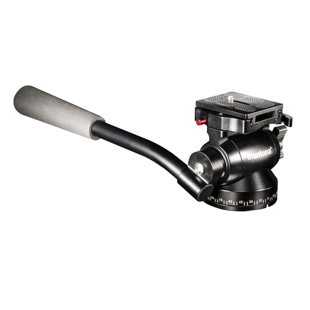 Mantona Pan 360: Video-neigingskop voor video-opnamen - 250 Productafbeelding 