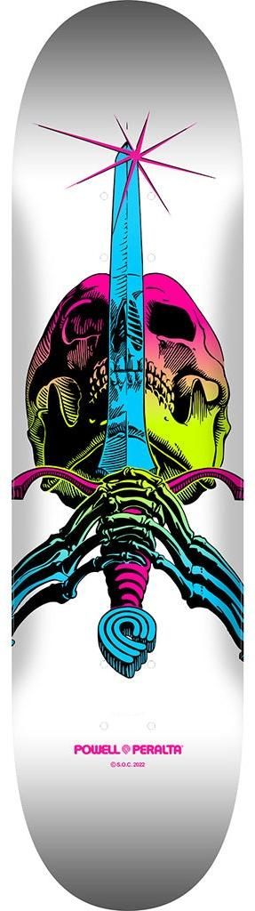 Powell Peralta Skull & Sword Deck 9" (Lime Fade) - Shape 246