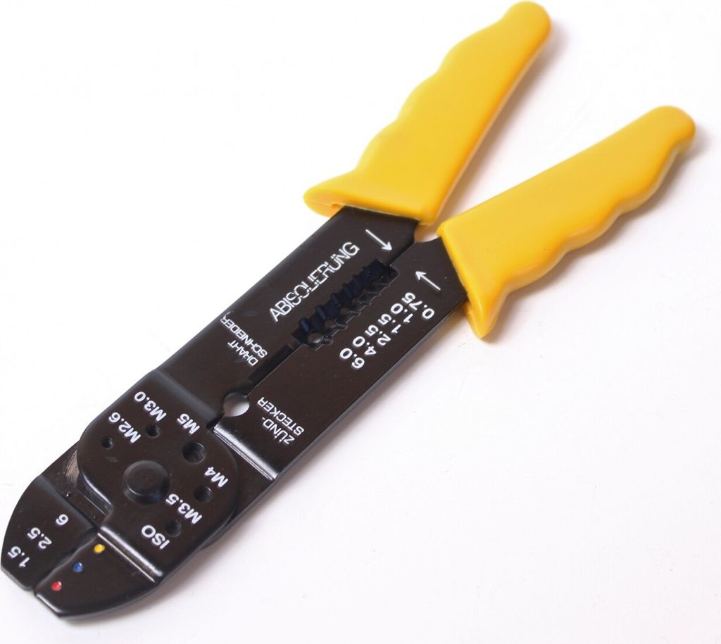 SALTUS Aderendhülsenzange 200 mm Crimpzange Zange Kabelschuh Elektro Elektriker