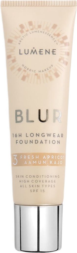 Lumene Blur Langhaftende Foundation SPF15, Farbton 3 Fresh Produktbild 