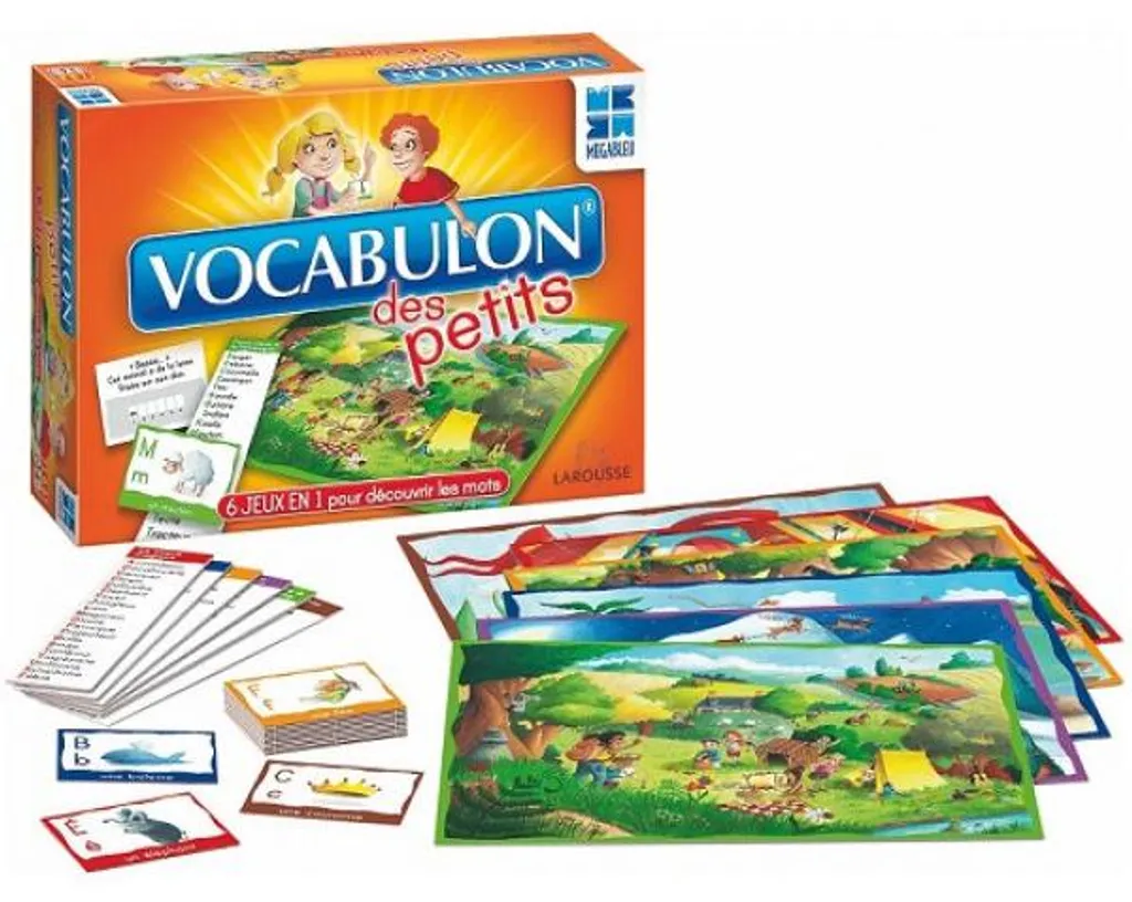Préparer l'Entrée en Maternelle avec Vocabulon des Petits Megableu 6 en 1
