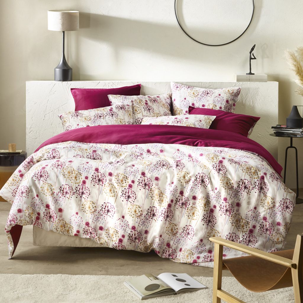 De Witte Lietaer Bettbezug Baumwollsatin, Grace - 140 x 200/220 + 60 x 70 cm - Baumwolle
