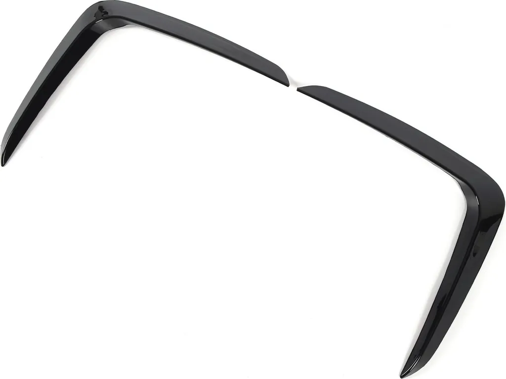 Insert d'aération noir brillant X3 X4 G01 G02 M Sport, kit 2 pièces