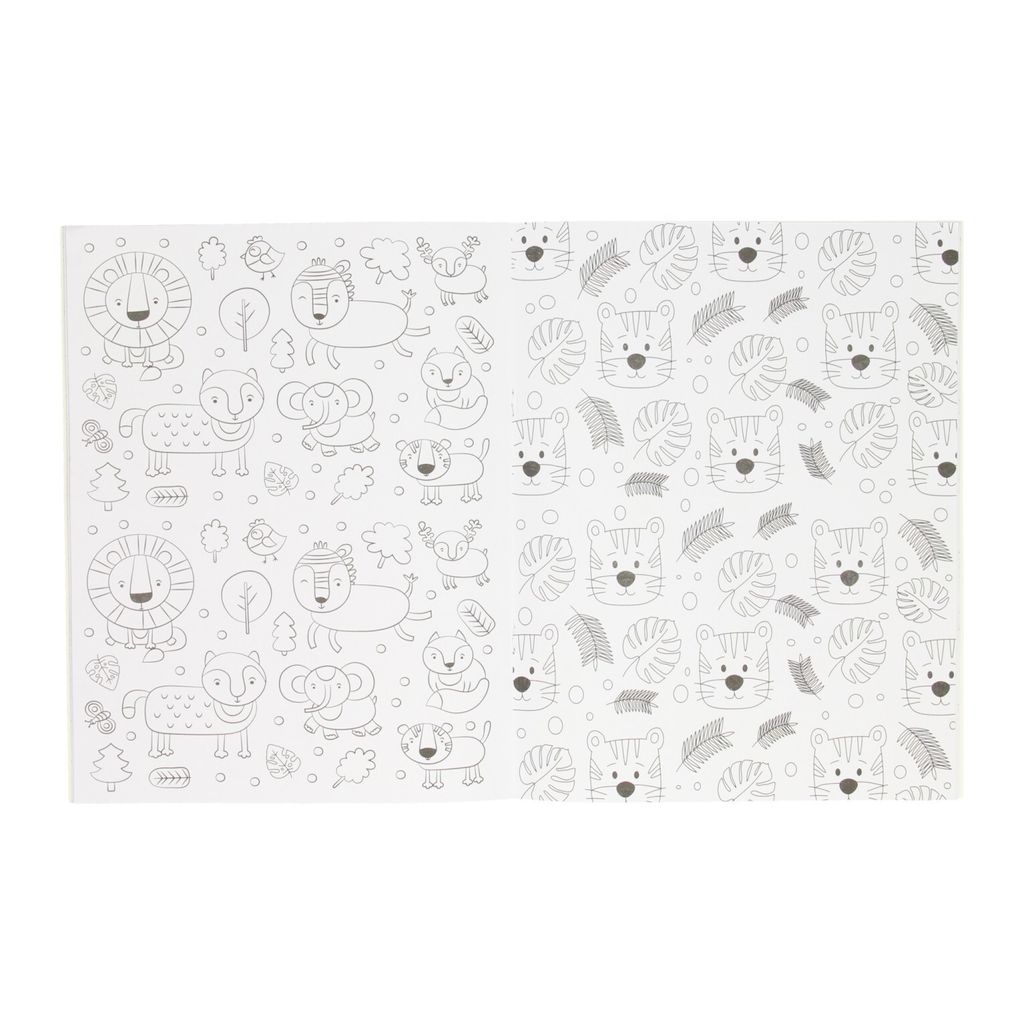 Doodle Malbuch - Wildtiere