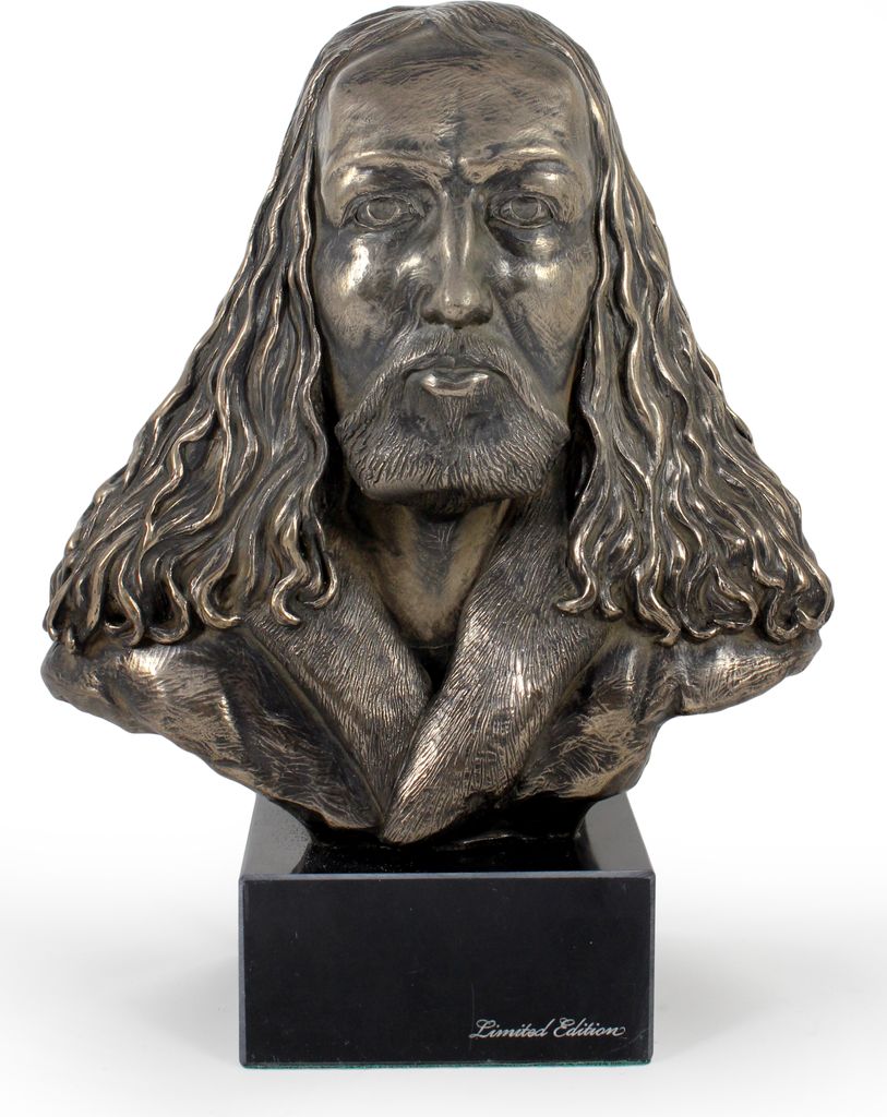 Albrecht Dürer - Marmor-Büste, Statue einer berühmten Person, Dekoration für Büro, Schule und Hotel der Marke Art-Dog