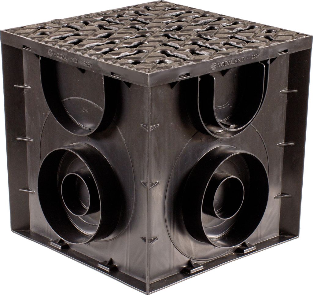ScarMaxx - Scarico di cantiere 250x250mm con sifone, con Immagine del prodotto 