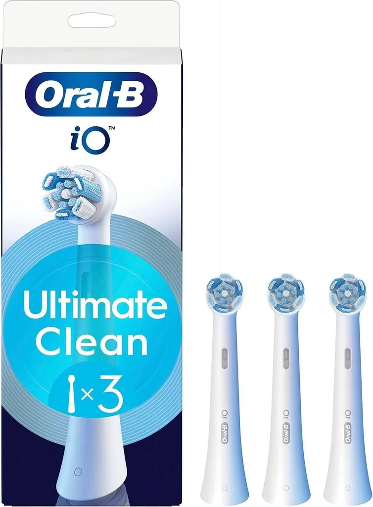 Ricambi Spazzolino iO Ultimate Clean Bianco - Confezione 3 Testine