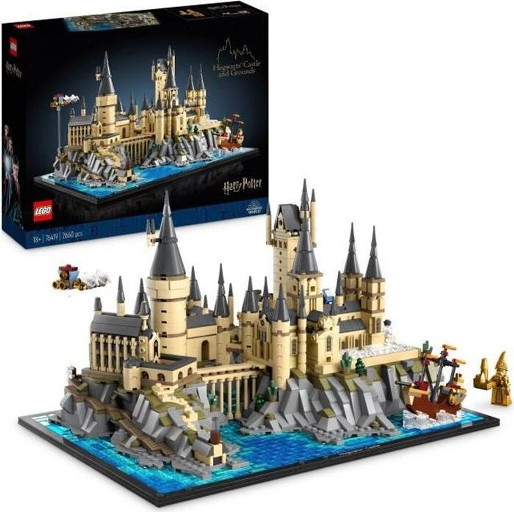 LEGO Harry Potter Schloss Hogwarts Modellbau Set 76419, Bausatz für Erwachsene, Ikonische Orte