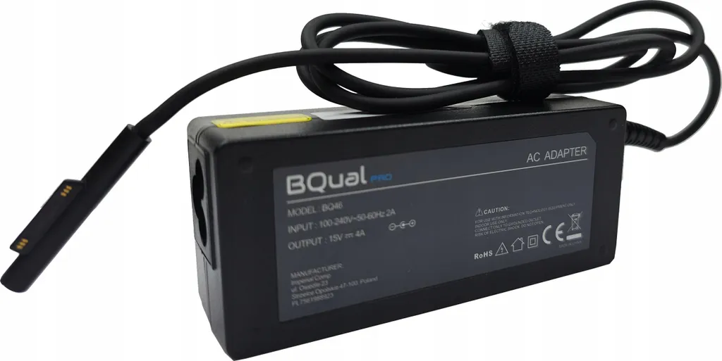 Chargeur Rapide 65W Bqual PRO pour Microsoft Surface 15V 4A Ultra Sûr - 3
