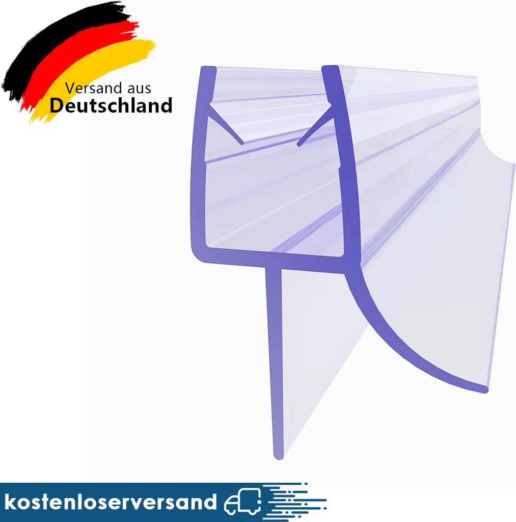 Ricambio Guarnizione Doccia 8mm SONNI 80cm | PVC Anti-Muffa Trasparente