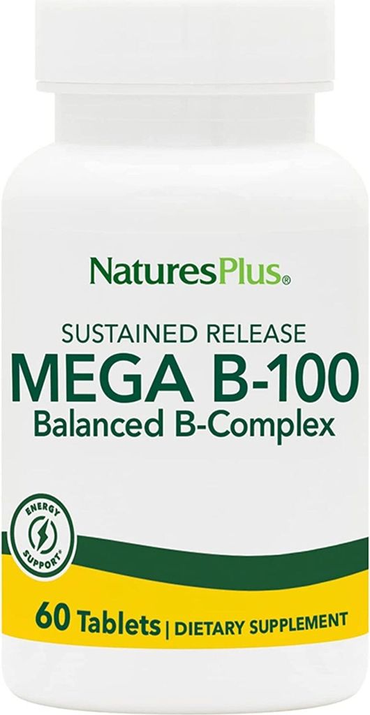Natures Plus MEGA B-100 - 60 Tabletten Produktbild 