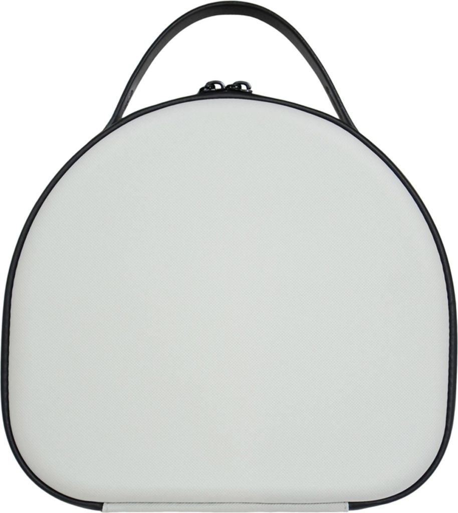 subtel Tasche kompatibel mit Apple Airpods Max Nylon Schutzhülle Tasche Flip Cover Case Etui hellgrau