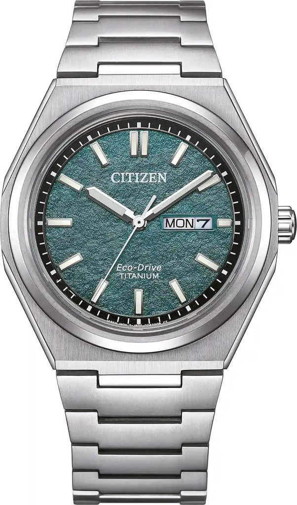 A close-up studio shot of a men's wristwatch.