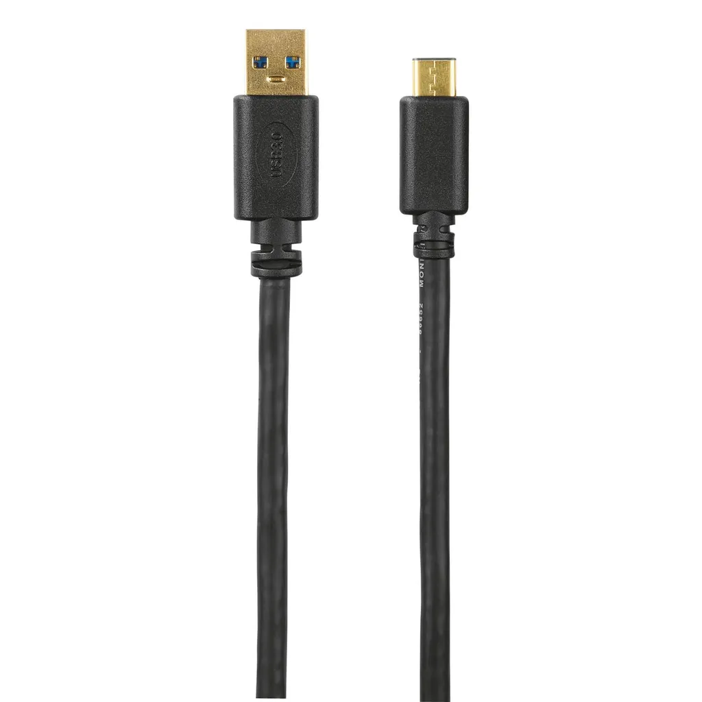 Hama Câble USB-C 1.80m Noir : Finissez-en avec les Câbles Trop Courts