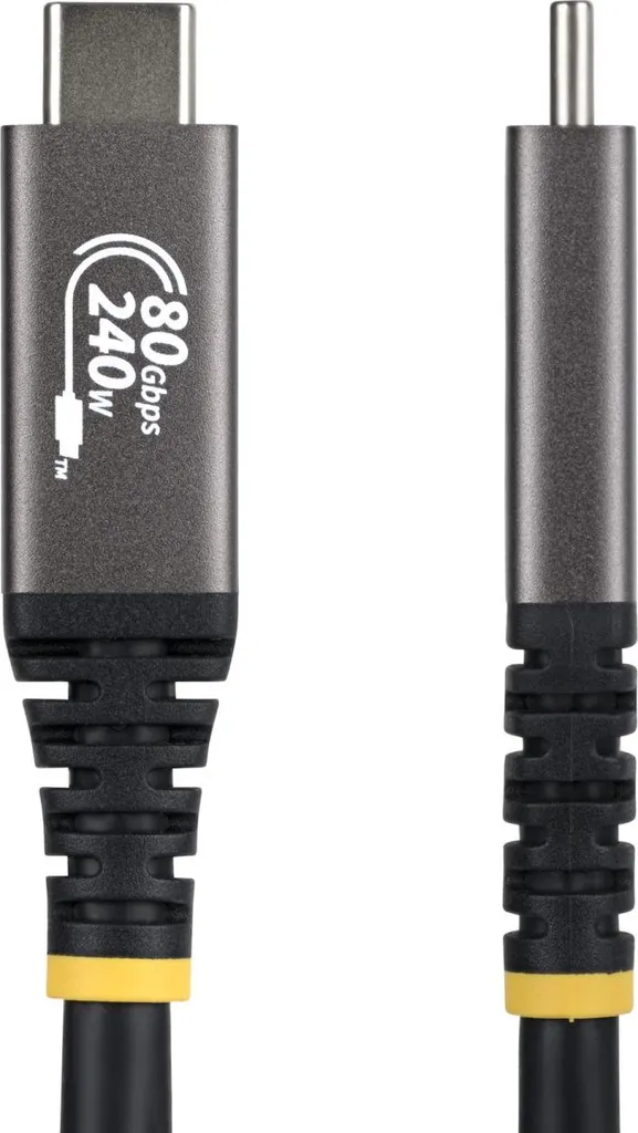 Câble USB4 80Gbps StarTech.com 50cm - Charge 240W et Vidéo 8K DP2.1 - 2