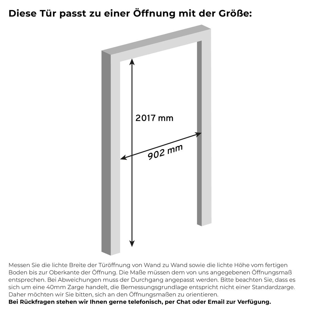 inova Loft-Glastür 834 x 1972 mm, DIN Links, 3 Felder Produktbild 
