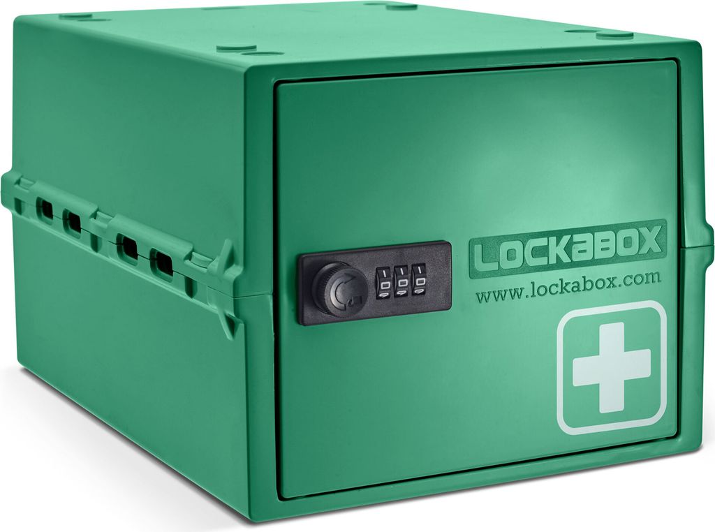 Zamykana szafka na leki Lockabox One™ - Szafka z zamkiem Zdjęcie produktu 