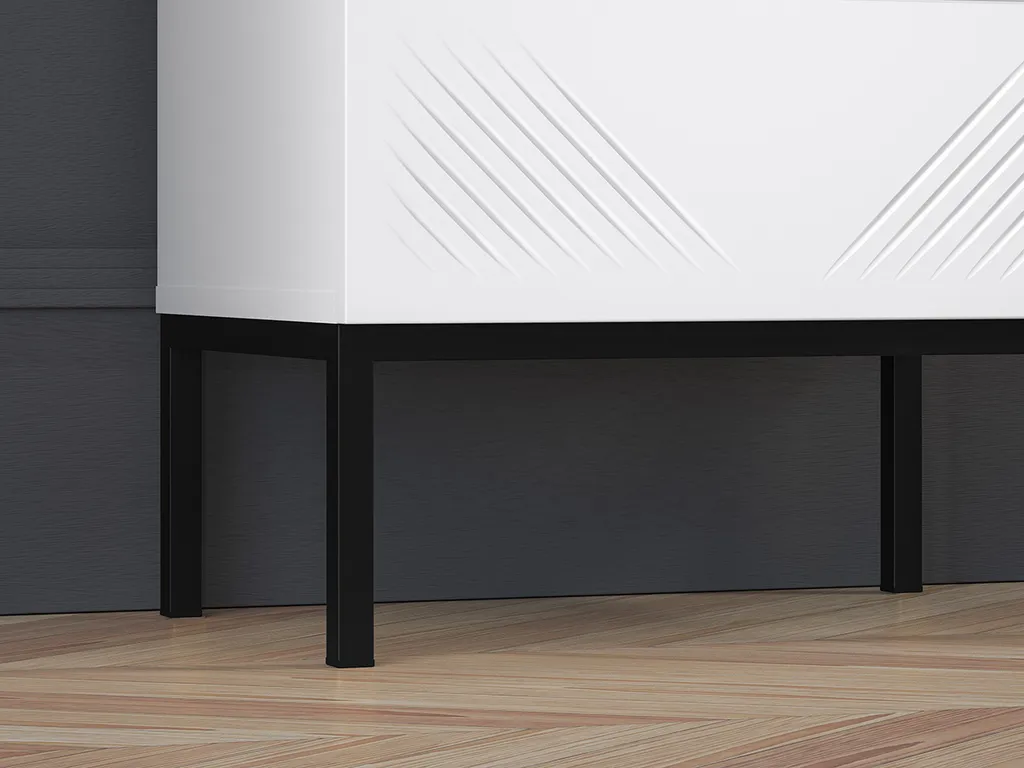 Table de nuit ADELE 3 bicolore pour optimiser le rangement de chambre - 7