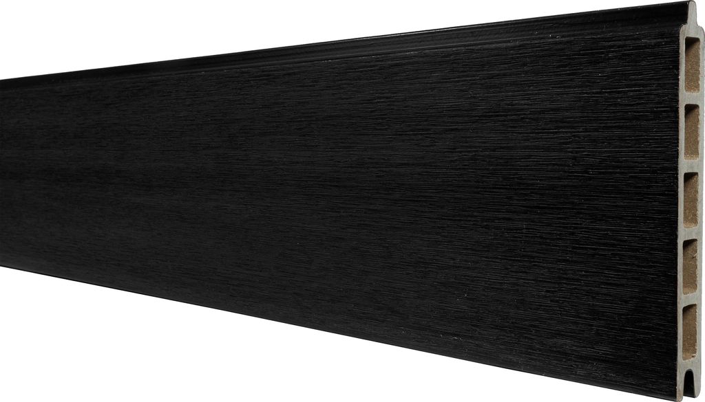 Fiberdeck BOSTON WPC Premium fence board Ebony Black 21x160x1780 mm