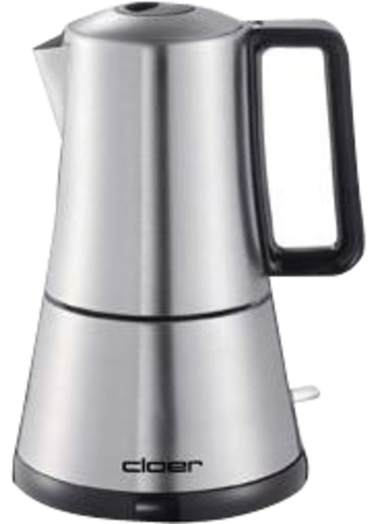 Cloer espressokoker, model 5928, zilverkleurig Productafbeelding 