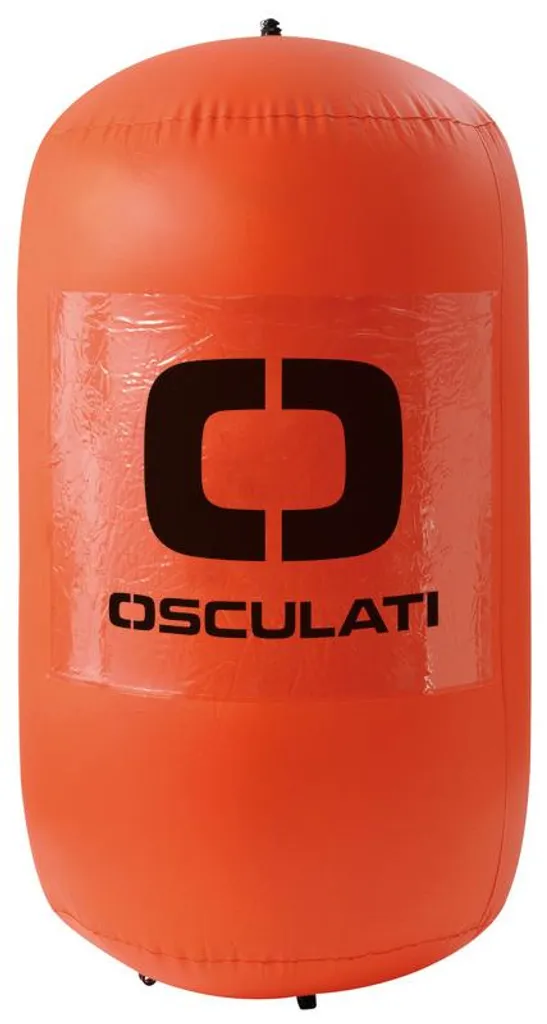 Bouée de régate gonflable orange 90 x 150 cm pour balisage nautique