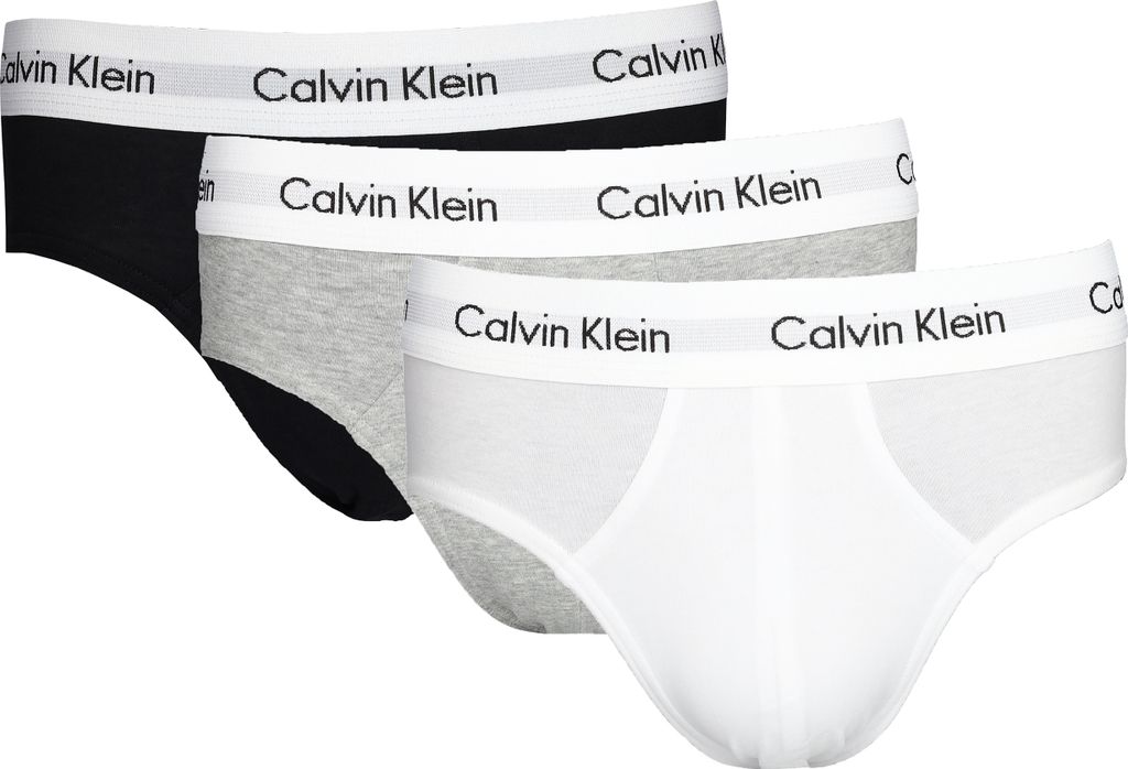 Calvin Klein 3-teiliger Herren-Slip Baumwolle Mix (Schwarz, Produktbild 