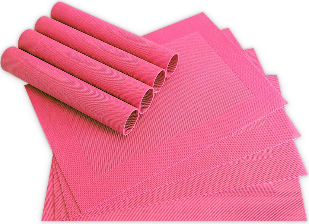 Tischsets BORDA 8er Set Pink als Tischuntersetzer