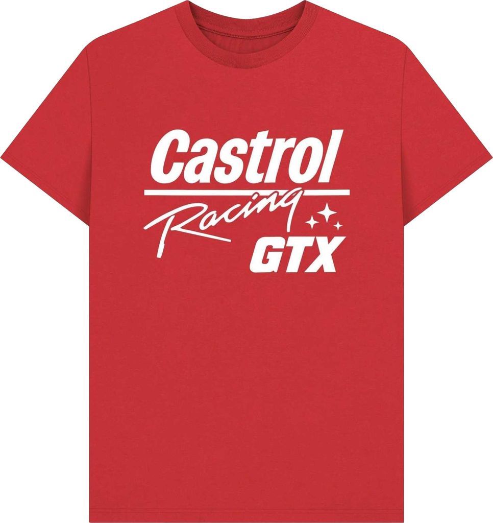 Castrol - "Racing GTX" T-Shirt für Herren/Damen Uni PN2160 (L) (Rot)