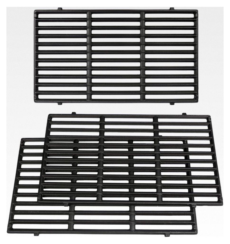 Gusseisen Grillroste 47,5 x 85 cm für Weber Genesis II 400 Serie und Genesis II LX 400