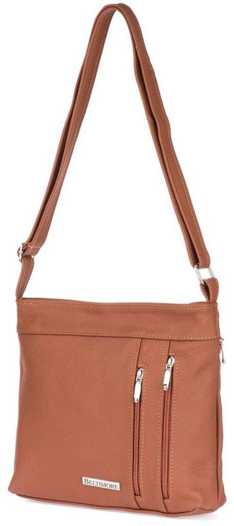 Leder-Umhängetasche für Damen, geräumige Tasche Produktbild 