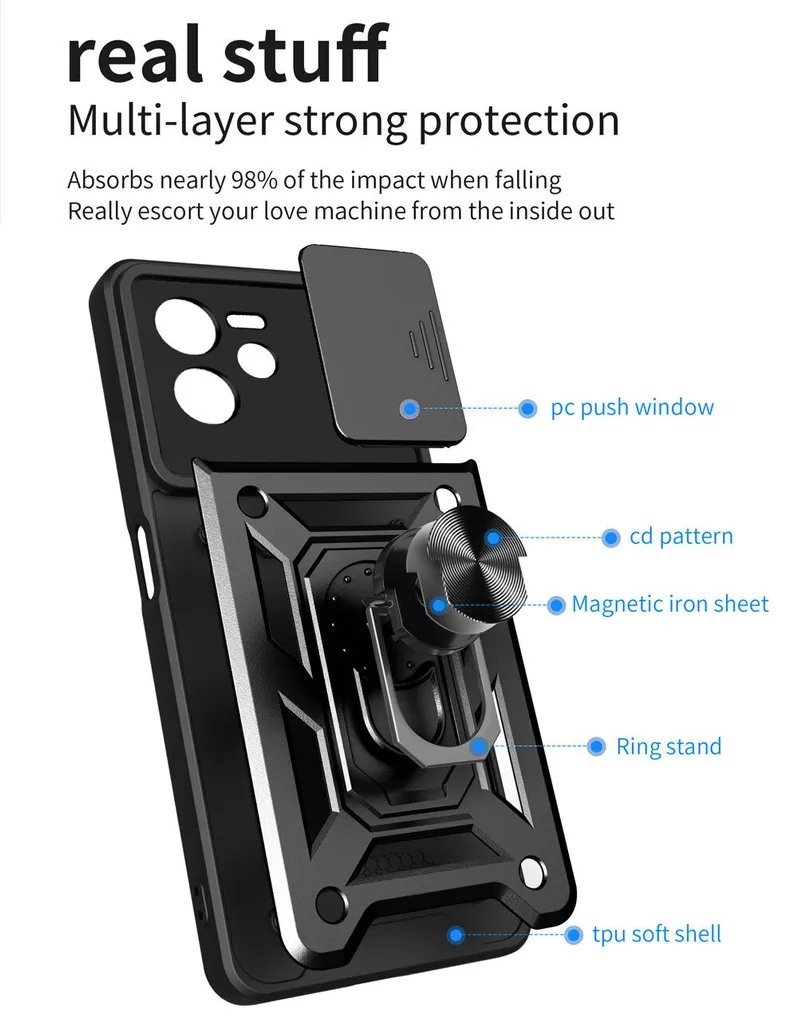 BRAND SET Custodia per Realme C35 Posteriore Case