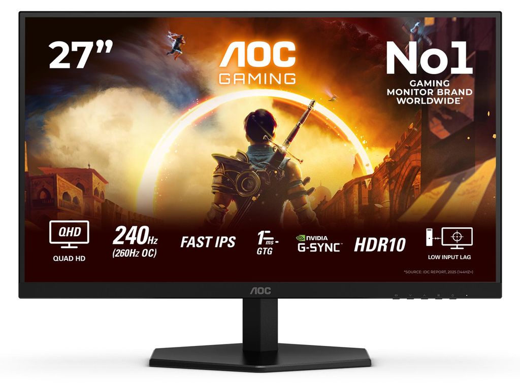 AOC G4 Q27G42ZE/69, 68,6 cm (27"), 2560 x 1440 px, 1 ms, Obrázok produktu 
