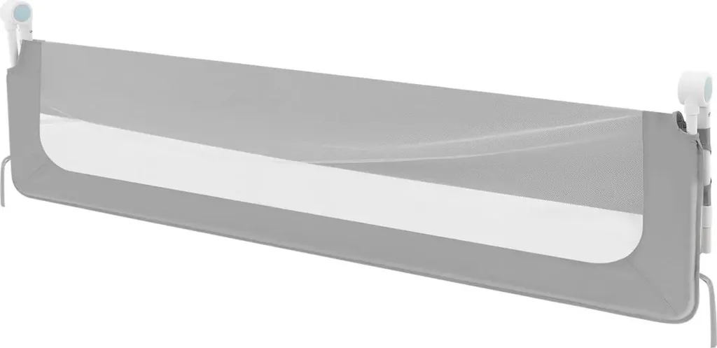 Barrière anti-chute lit universelle : sécurité réglable 83 cm gris