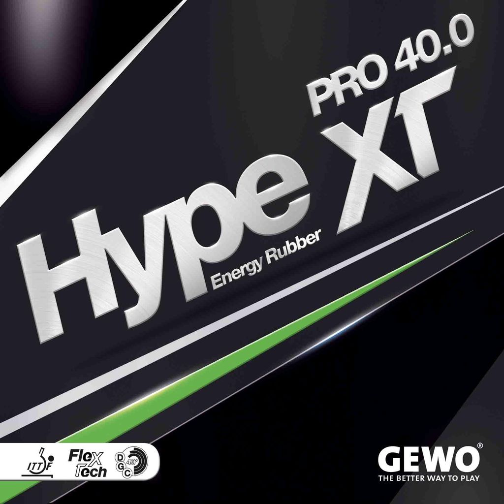 GEWO Belag Hype XT Pro 40.0 schwarz 1,9 mm