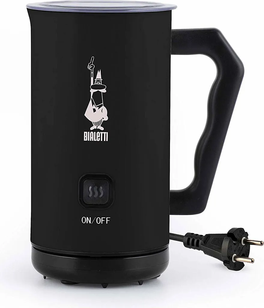 Mousseur à lait Bialetti MKF02 Nero - Cappuccino Crémeux à Domicile