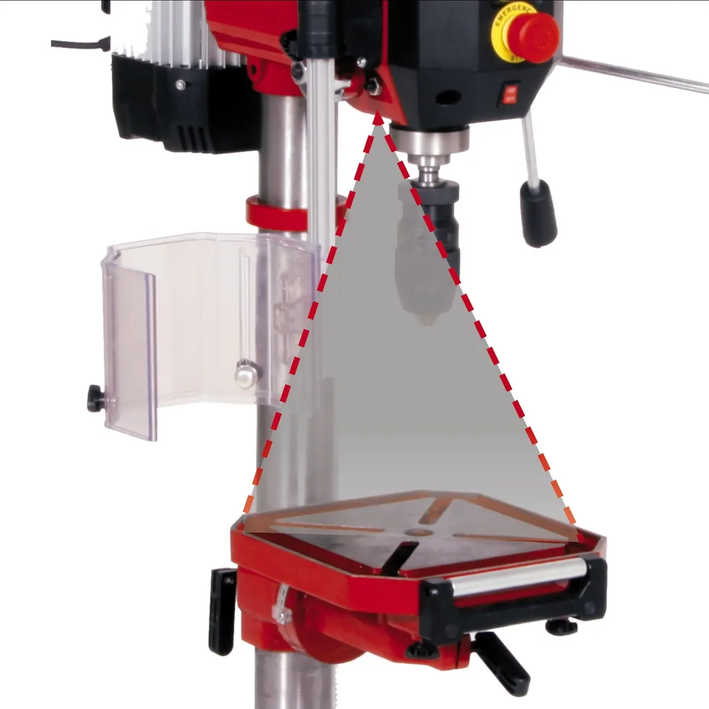 Perceuse stationnaire Einhell TE-BD 750 E pour atelier métal et bois - 11