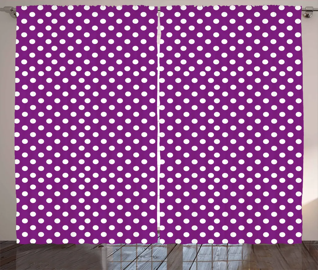 ABAKUHAUS Tenda Rustica Viola 280x175 cm per Camera e Soggiorno