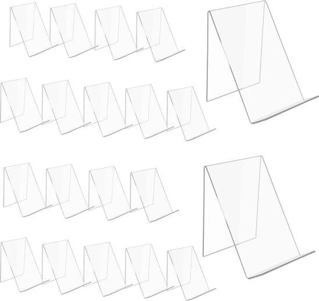 Solution anti-plis pour affiches : Rangement acrylique transparent - 20 psc