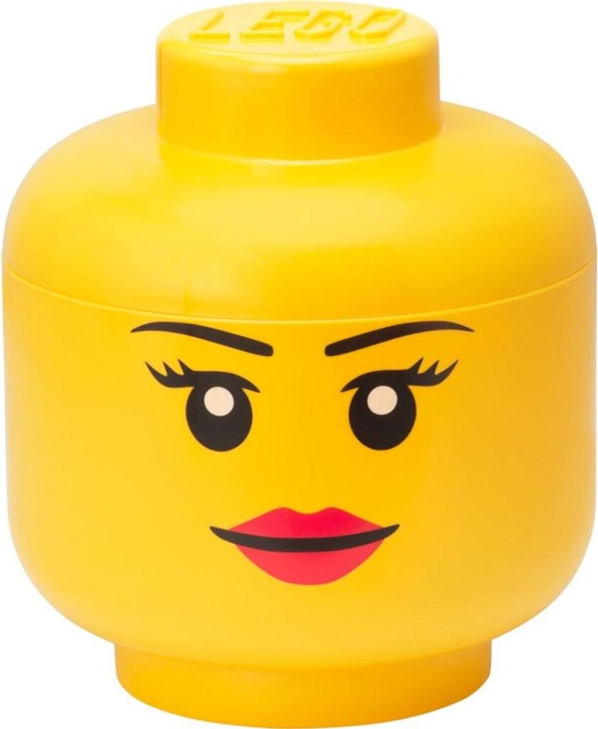 Grand bac de rangement LEGO en forme de tête Head L Image du produit 