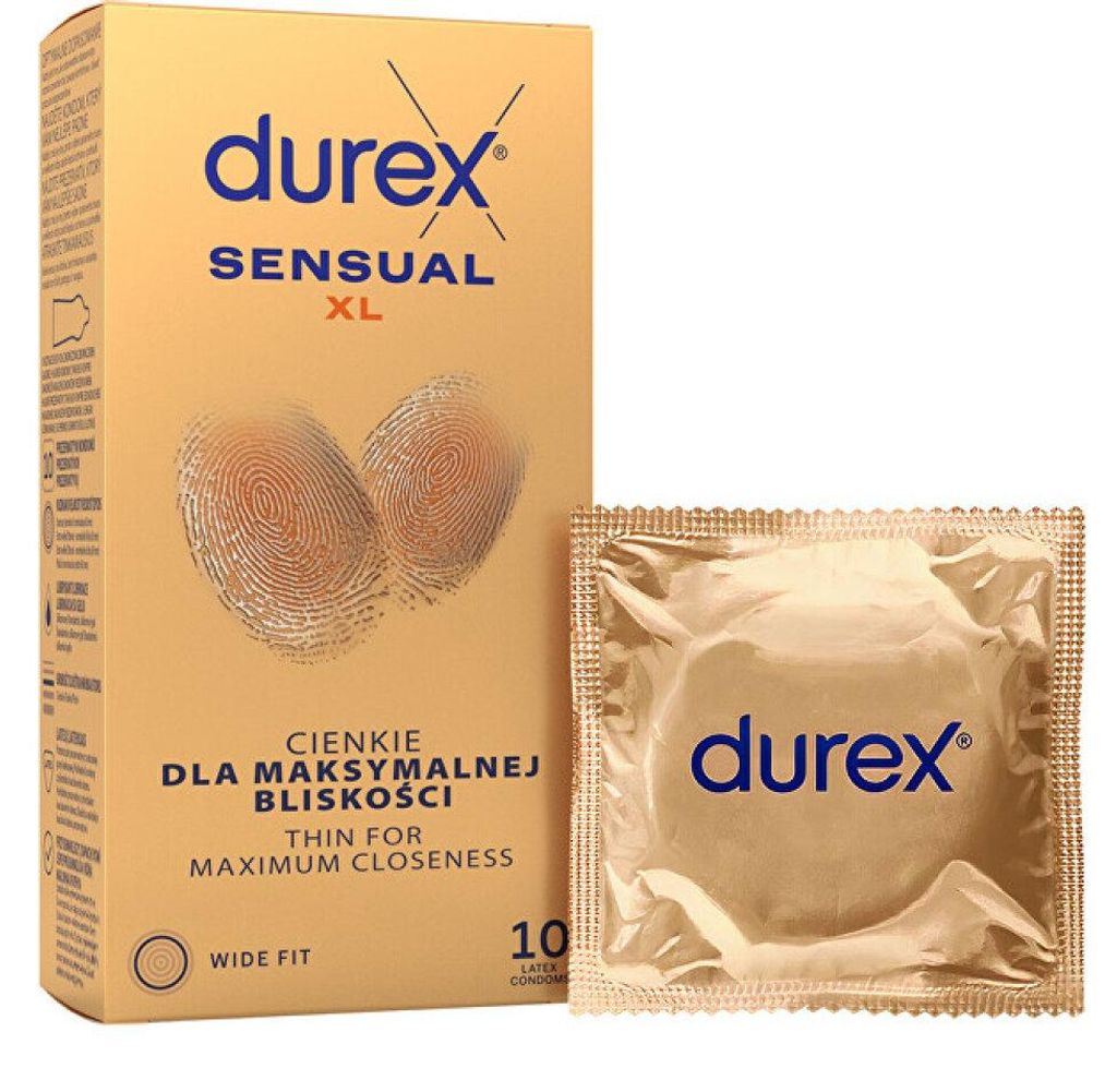 Kondomy Sensual XL, 10 ks Obrázek produktu 