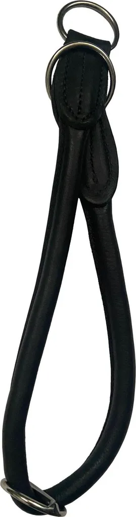 Kieffer Collier Chien Ultrasoft Noir 45cm : Cuir Rond de Haute Qualité