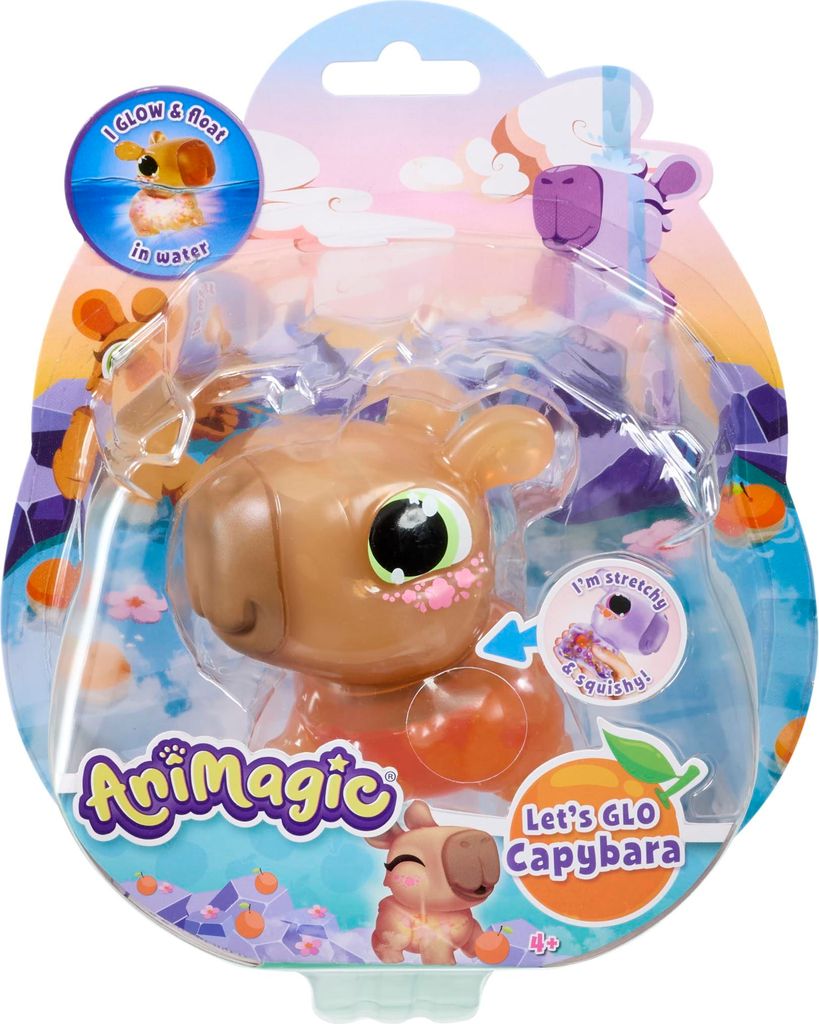 Goliath 339217 Let's Glo Capybara Sortiment (2-fach sort)