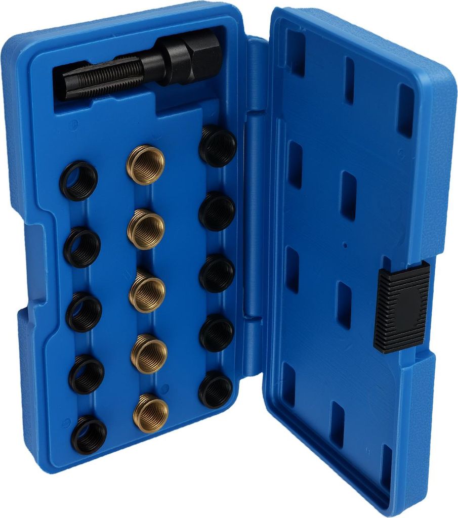 16tlg Gewindebohrer Set M14 x 1,25 for Zš¹ndkerzen Reparatur Werkzeug Satz