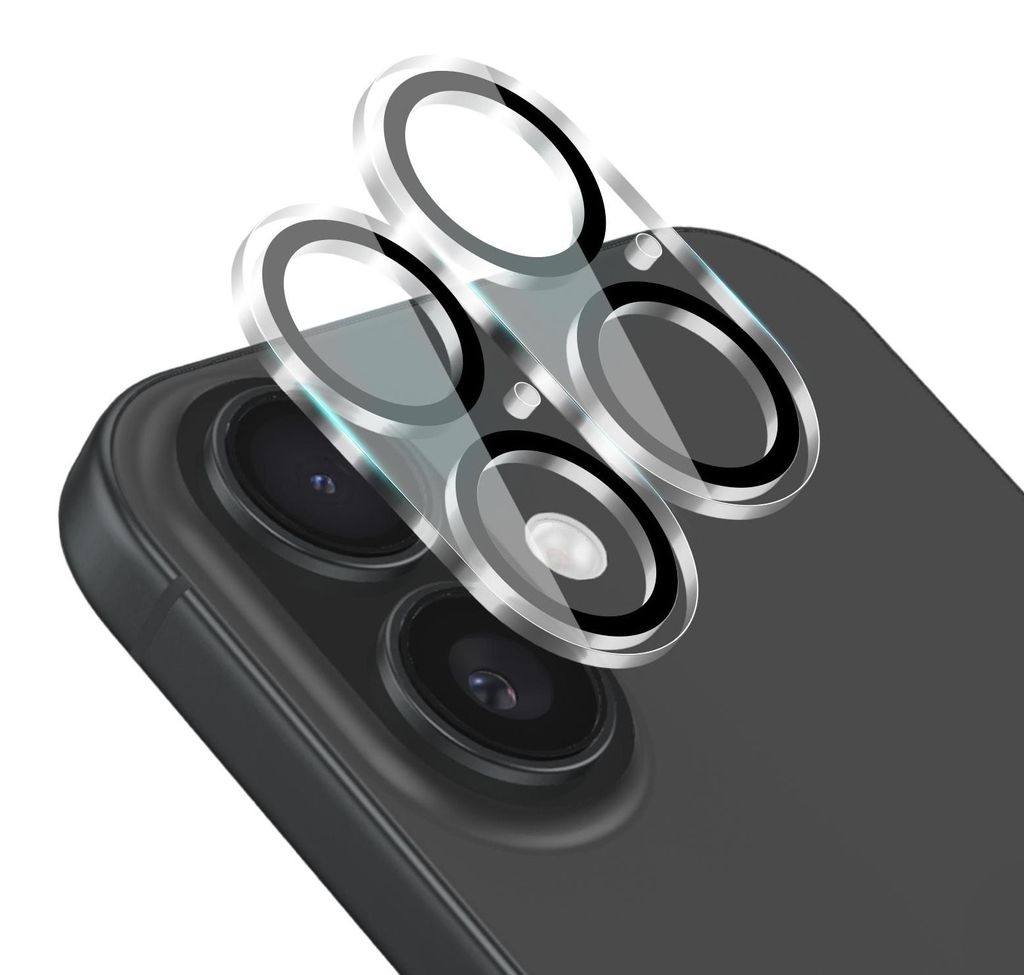 2x Kamera Schutz Glas für Apple iPhone 16 Plus Schutzglas Produktbild 