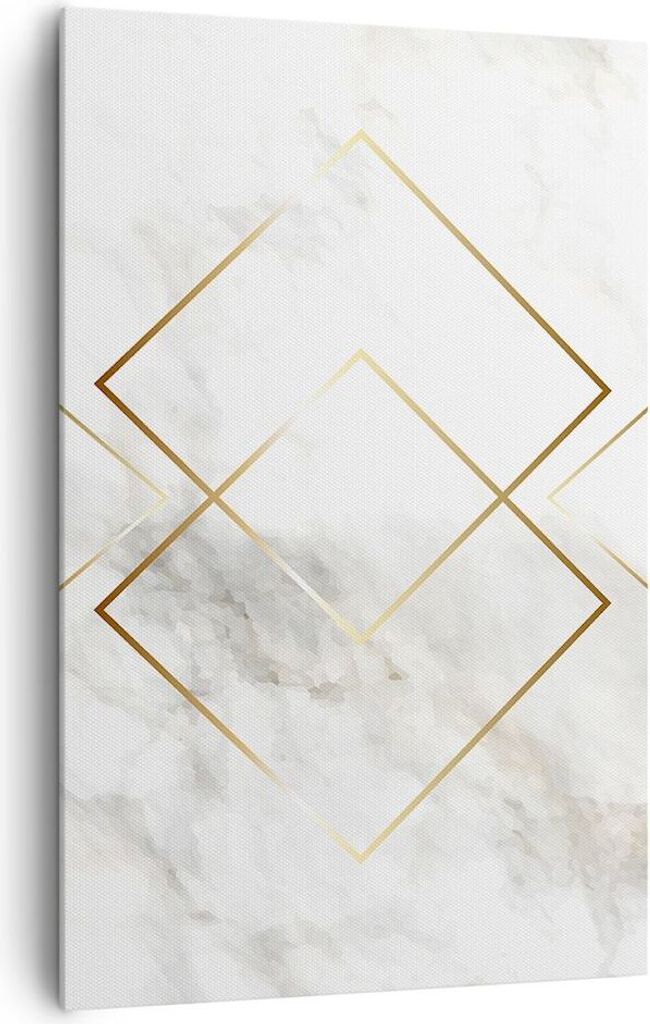 Bild auf Leinwand - Leinwandbild - Einteilig - Abstraktion modern - 80x120cm - Wand Bild - Wanddeko - Wandbilder - Leinwanddruck - Wanddekoration -...