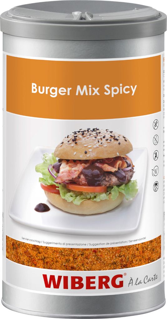 Wiberg Burger Mix Spicy Würzmischung ausgewogene Kombination 760g