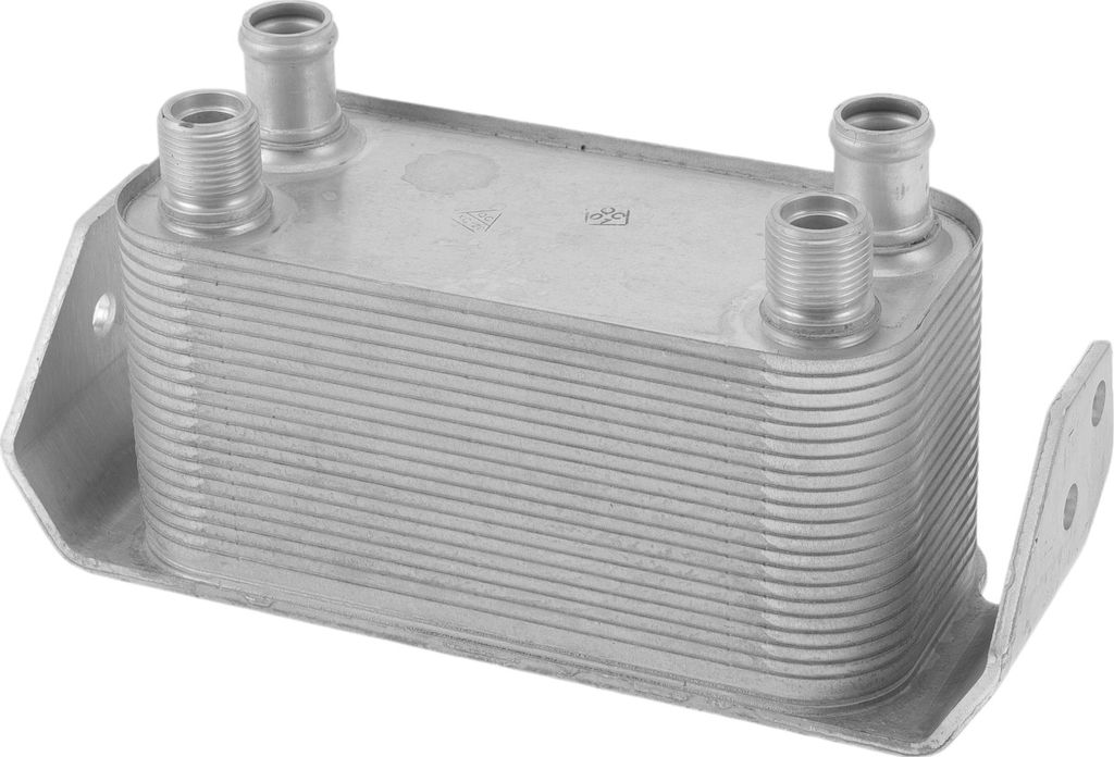 1 Stk. Motoröl-Kühler für Land Rover LR4 2010-2013 Motor Getriebeöl-Kühler Nr. LR013722 Silberfarbenes Aluminiumlegierung