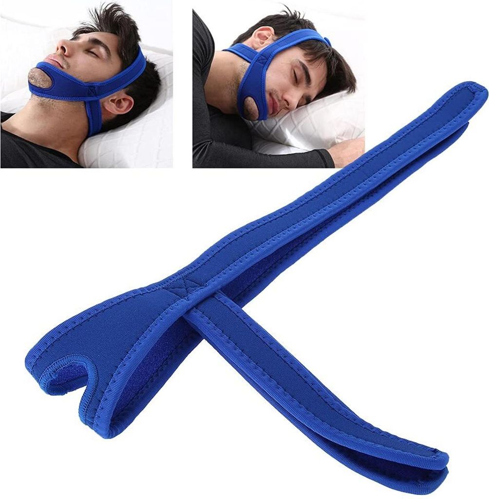 Anti Schnarchen Kinnriemen, Anti Schnarchen Kinnriemen, Flexible Schnarchen Relief Kinnriemen zu korrigieren Mundatmung, für Männer und Frauen