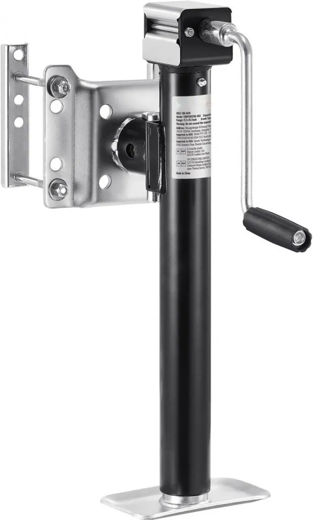 Supporto Telescopico 2267kg per Rimorchi | Martinetto Zinco 290-655mm