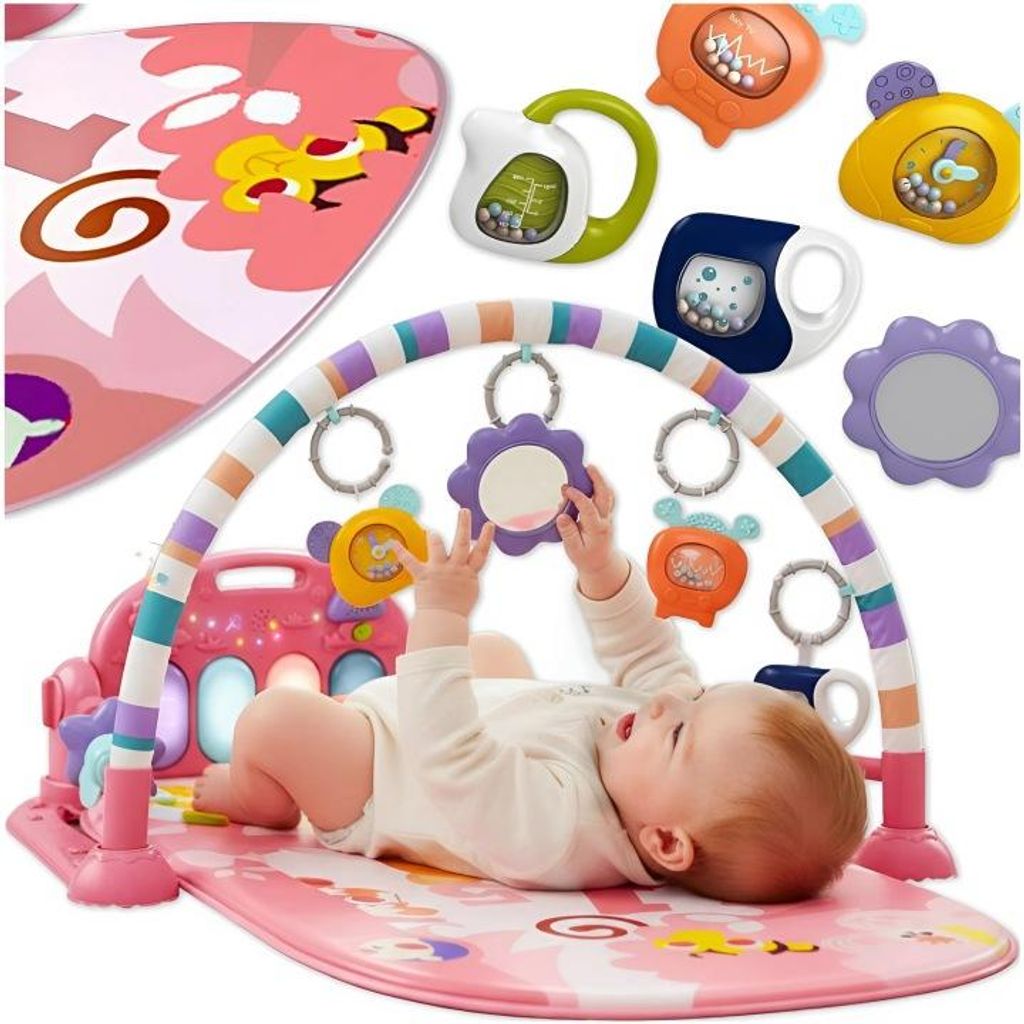 Baby Spielmatte Mit Klavier LED Interaktiv Lernmatte Mit Produktbild 